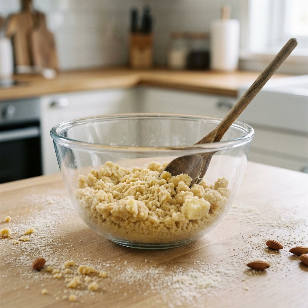 Keto paibunndeig i bolle klar til å presses i form