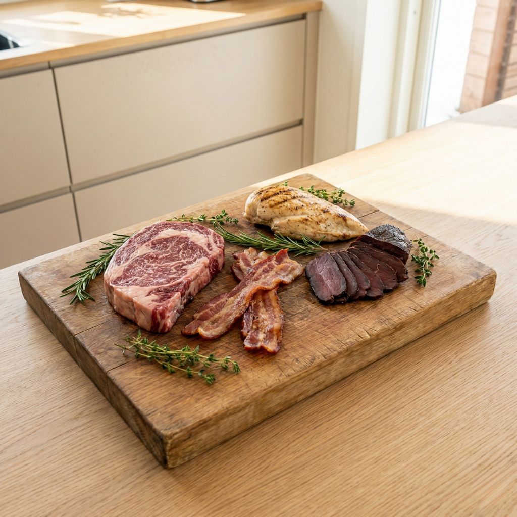 Keto-vennlig kjøtt: biff, bacon, kyllingbryst og reinsdyr
