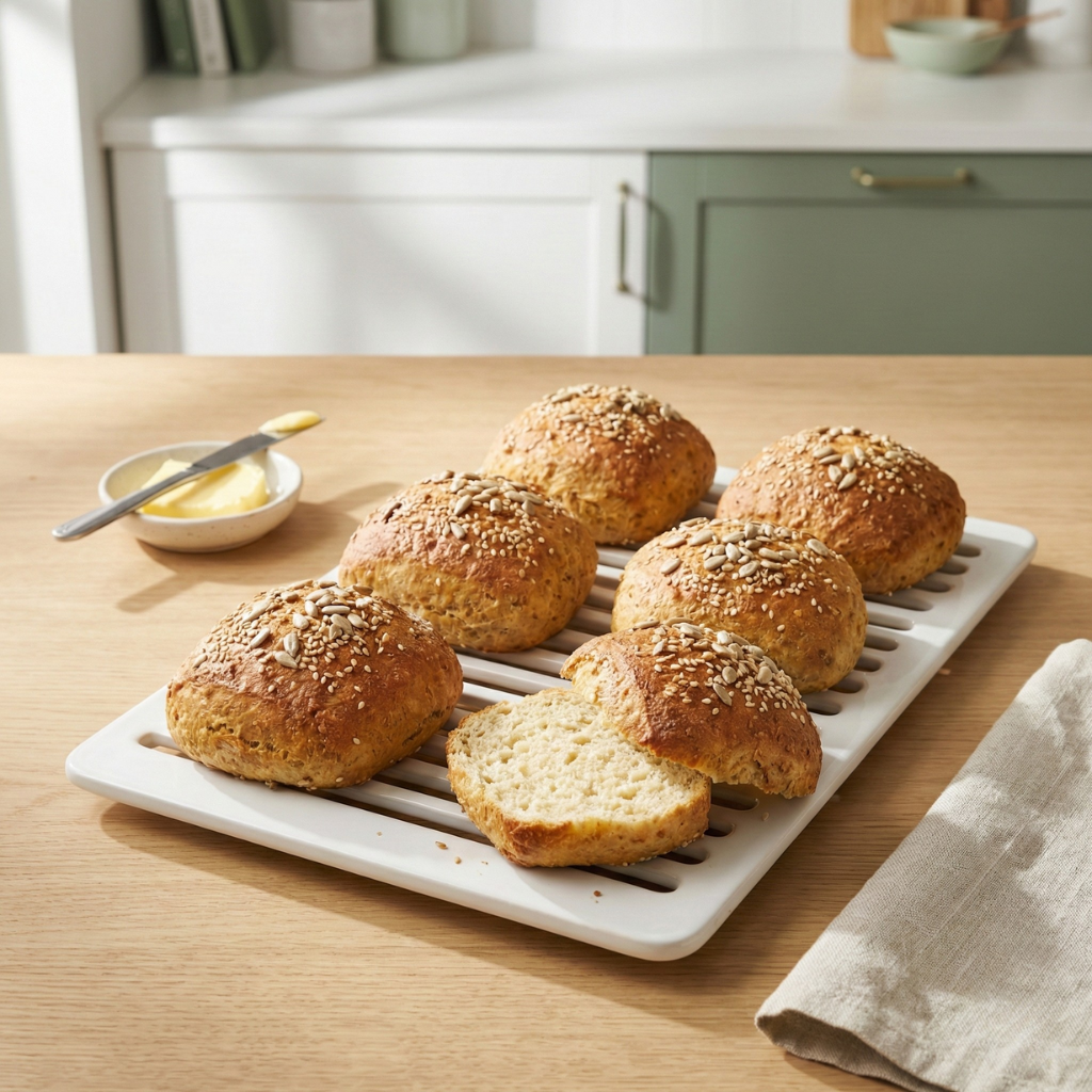 Keto rundstykker – myke og smakfulle lavkarbo rundstykker