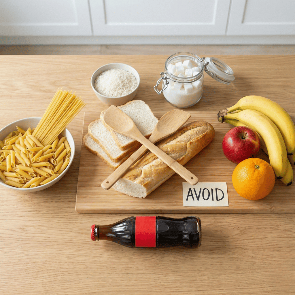 Matvarer å unngå på keto – brød, pasta, ris, sukker og søt frukt