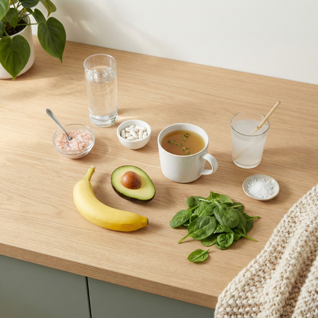 Lindremidler mot keto-influensa - elektrolytter og væske