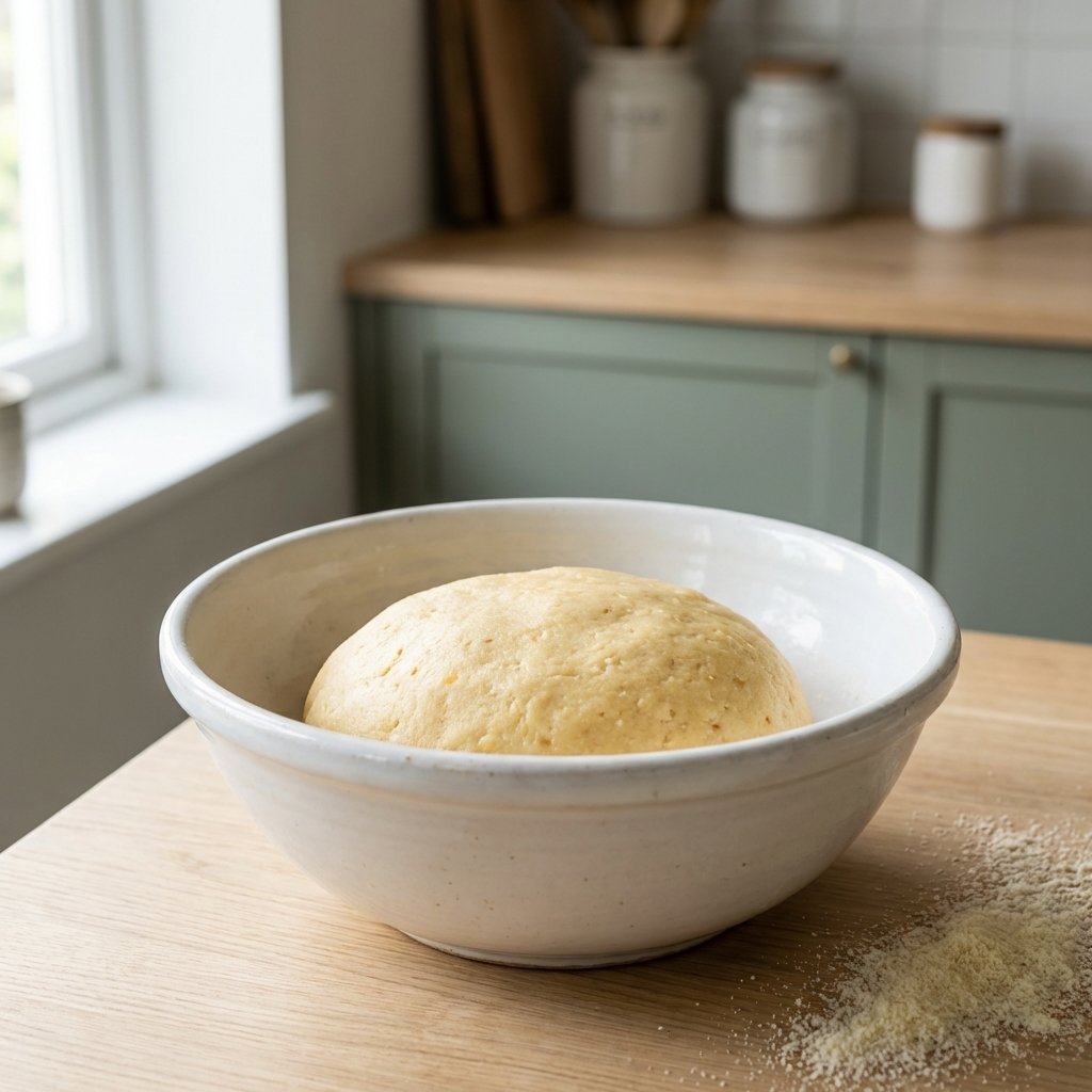 Fathead-deig i bolle – glatt og elastisk tekstur