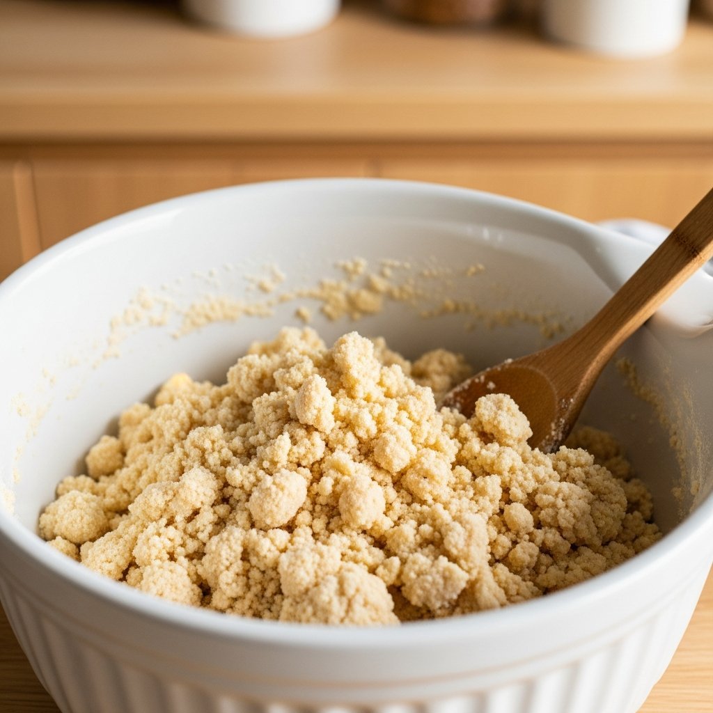 Smuldrende keto-paibunn-deig i bolle