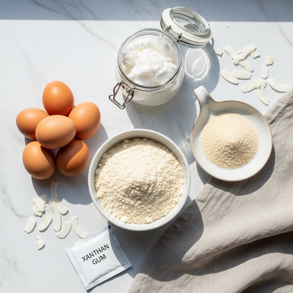 Ingredienser til kokosbunn