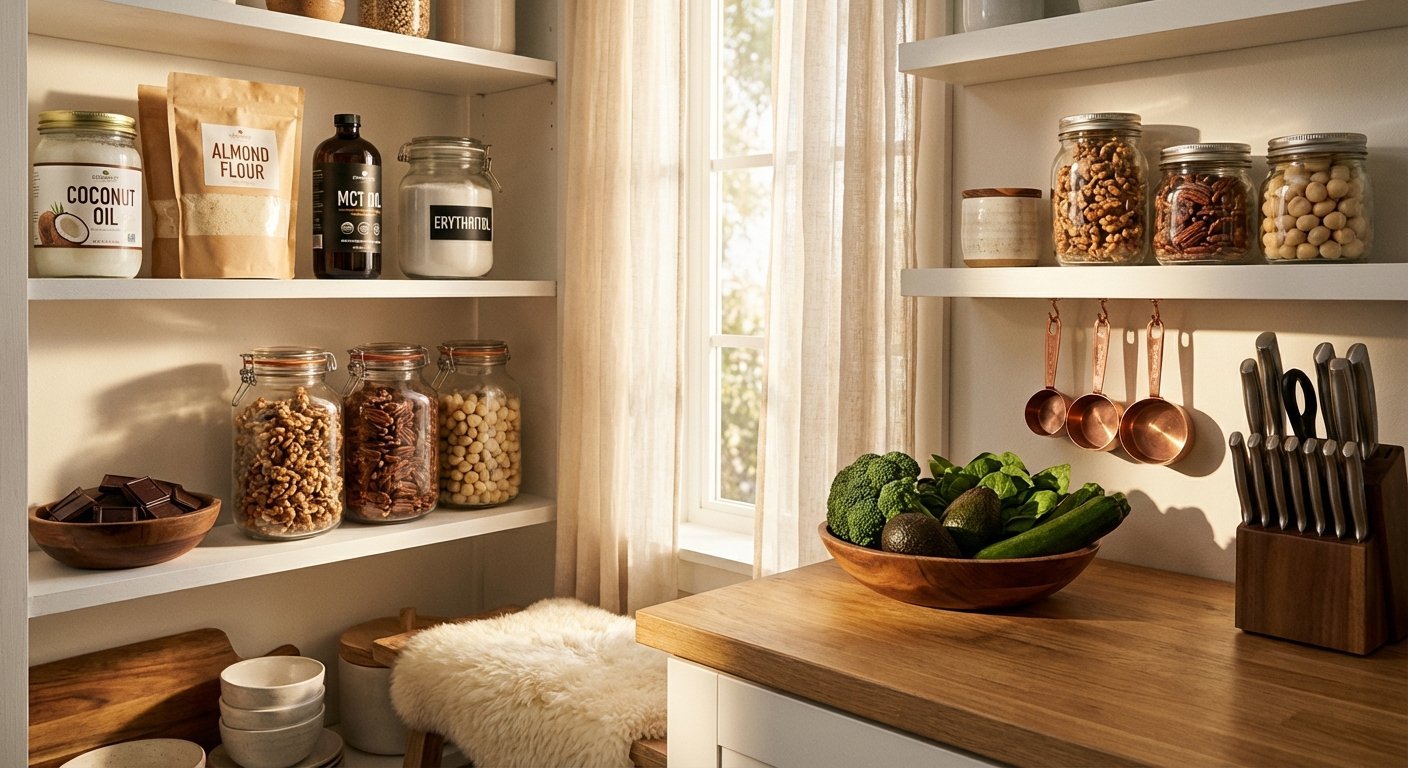 Keto-nybegynnerens kjøkken – grunnleggende ingredienser