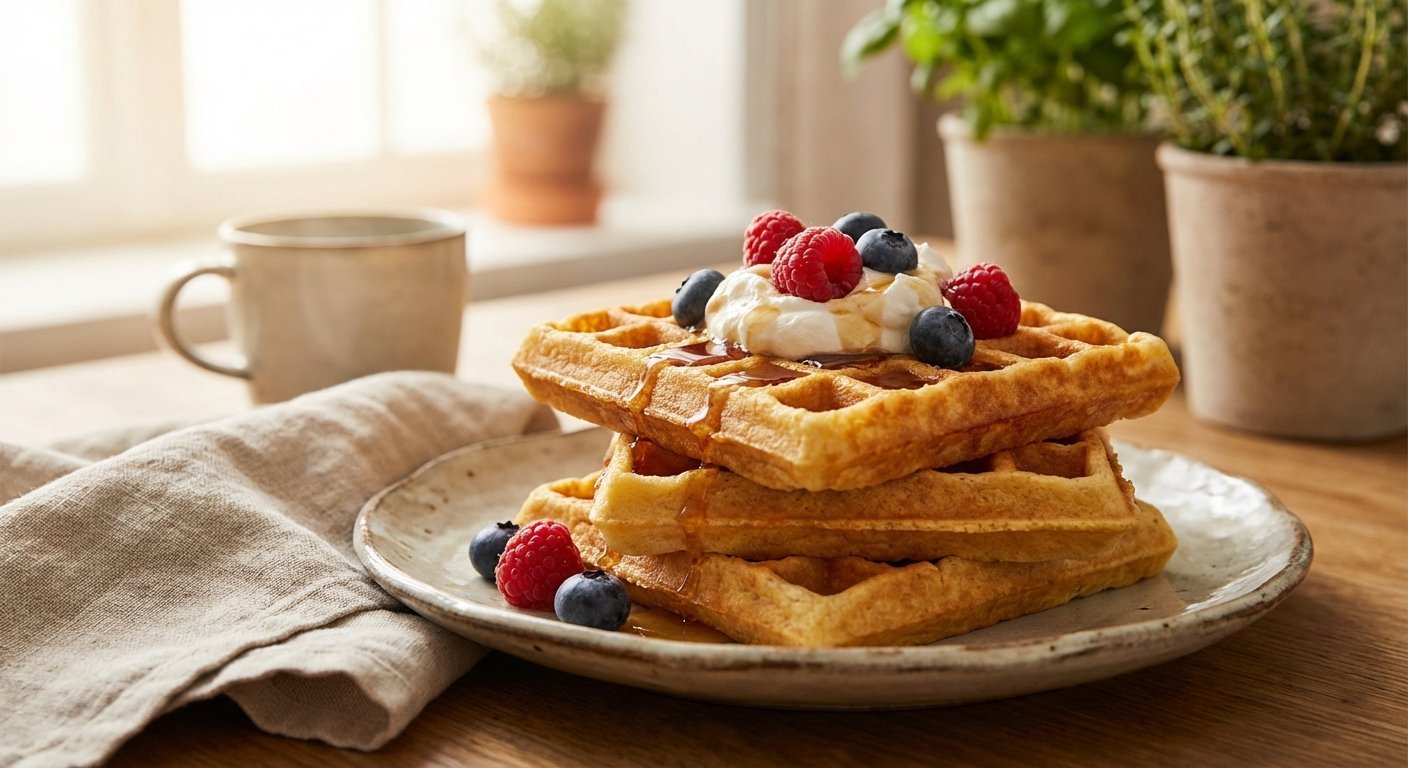 Keto Vafler: Sprø og Myke Uten Mel