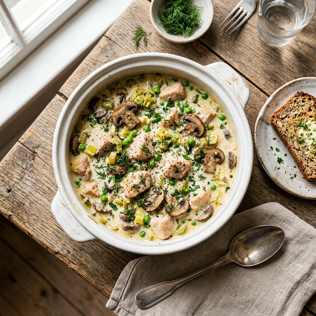 Kremet keto kyllinggryte