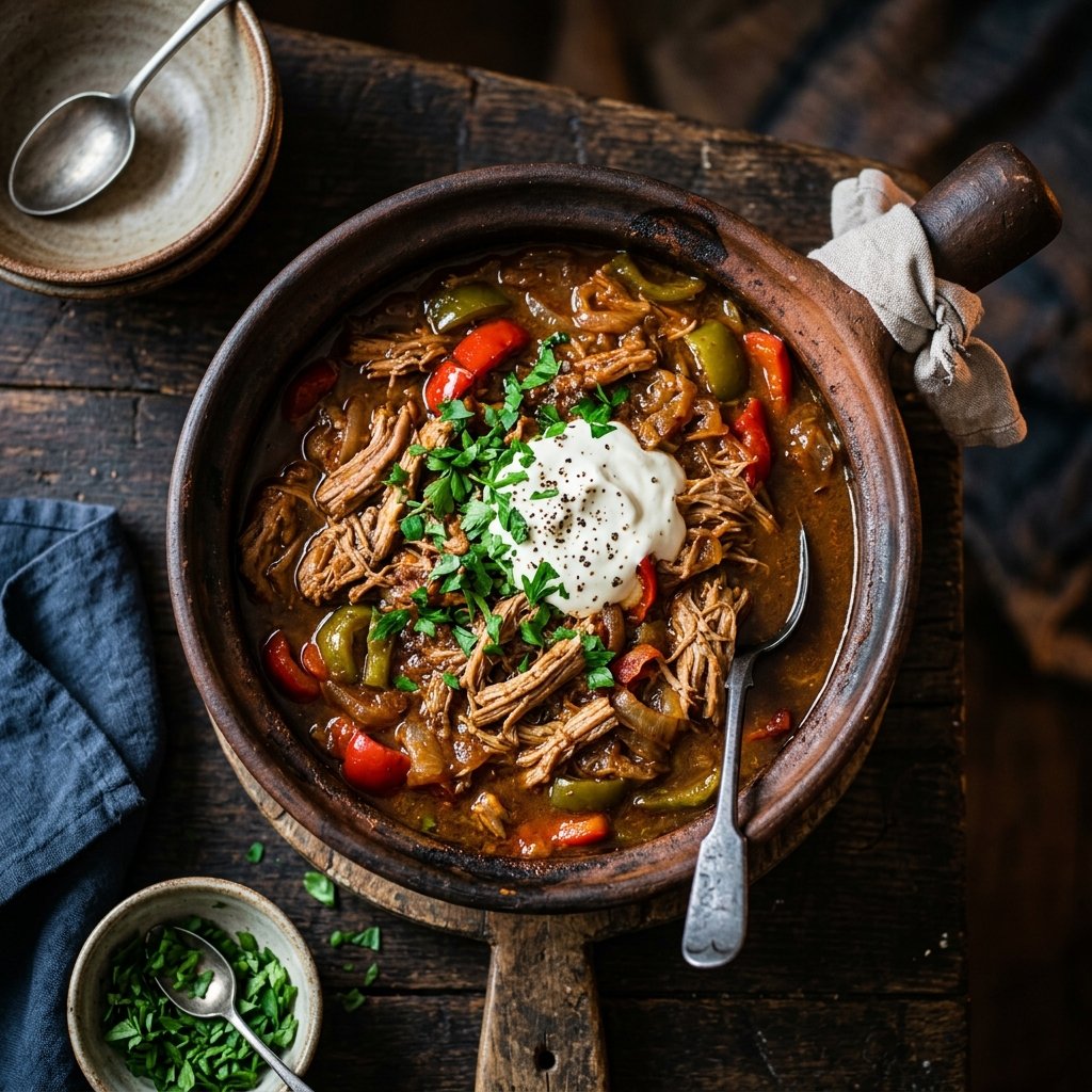 Keto svinegryte med paprika