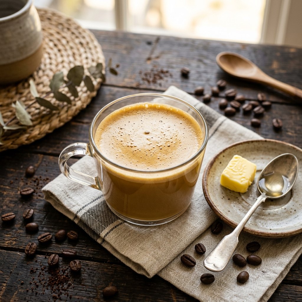 Keto kaffe - bulletproof coffee med smør og MCT-olje