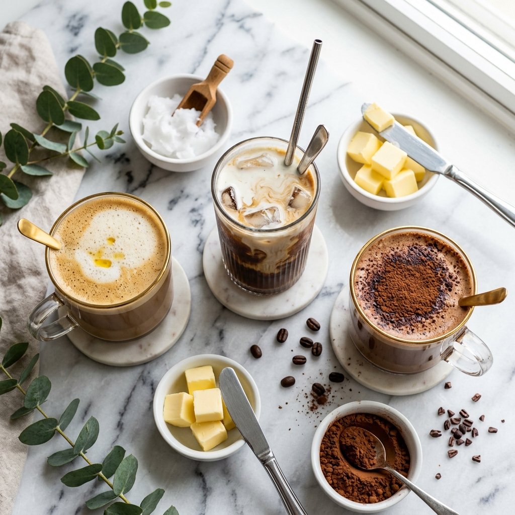 3 varianter av keto kaffe