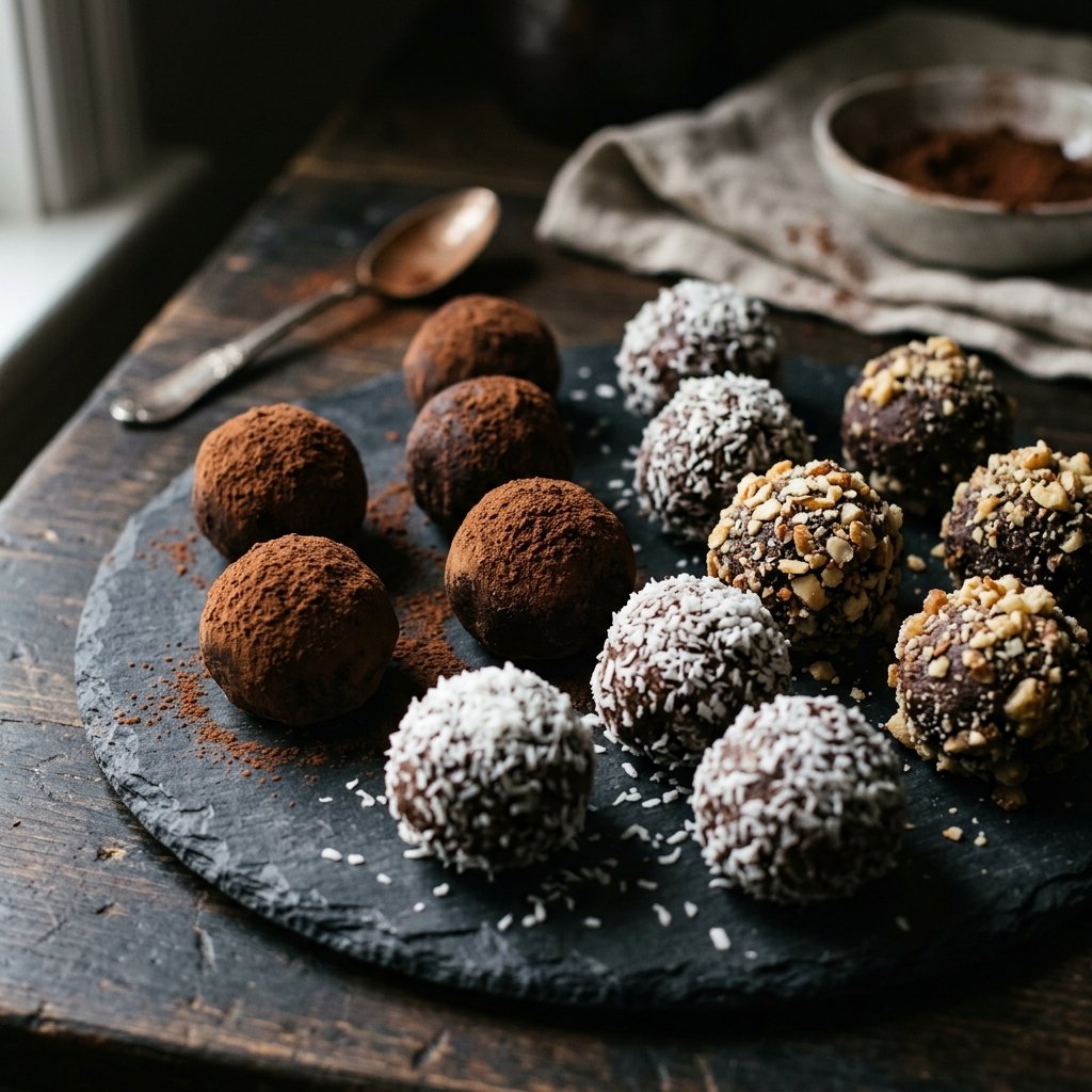 Hjemmelagde keto sjokoladetruffler